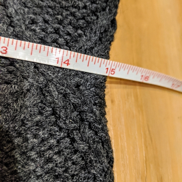 Grey Cable-Knit Sweater Dress - Picture 4 of 7